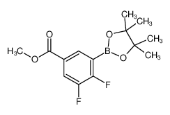 1218791-19-5 structure, C14H17BF2O4