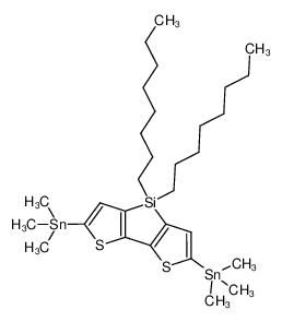 4,4-di-n-octyl-2,6-bis(trimethylstannyl)dithieno[3,2-b:2',3'-d]silole 1160106-15-9