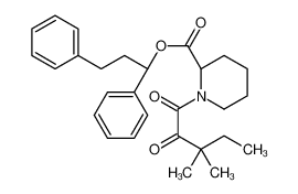 1,3-diphenylpropyl (2S)-1-(3,3-dimethyl-2-oxopentanoyl)piperidine-2-carboxylate 200417-73-8