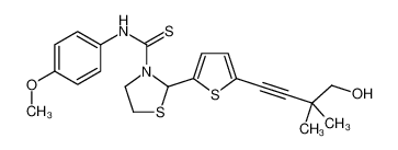 590380-35-1 structure, C21H24N2O2S3