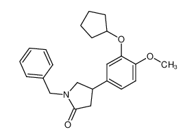 146426-63-3 (+/-)-1-Benzyl-4-(3-cyclopentyloxy-4-methoxyphenyl)-pyrrolidin-2-one