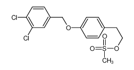 2-[4-(3,4-二氯苄氧基)-苯基乙基甲烷磺酸酯