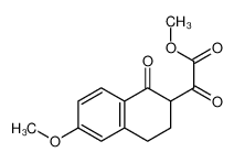 methyl 2-(6-methoxy-1-oxo-3,4-dihydro-2H-naphthalen-2-yl)-2-oxoacetate 6935-48-4