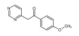 1-(4-Methoxyphenyl)-2-pyrimidin-4-ylethanone 36827-95-9