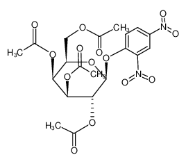 1-O-(2,4-dinitrophenyl)-2,3,4,6-tetra-O-acetyl-β-D-galactopyranoside 25775-99-9