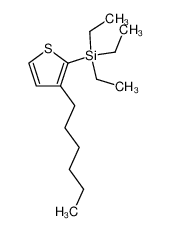 691006-31-2 spectrum, triethyl-[3-(n-hexyl)thiophen-2-yl]silane