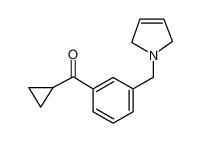 cyclopropyl-[3-(2,5-dihydropyrrol-1-ylmethyl)phenyl]methanone 898749-66-1