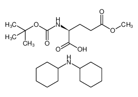 N-叔丁氧羰基-L-谷氨酸 5-甲酯二环己胺盐