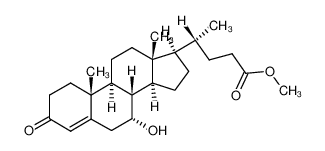 66471-10-1 spectrum, methyl (R)-4-((7R,8S,9S,10R,13R,14S,17R)-7-hydroxy-10,13-dimethyl-3-oxo-2,3,6,7,8,9,10,11,12,13,14,15,16,17-tetradecahydro-1H-cyclopenta[a]phenanthren-17-yl)pentanoate