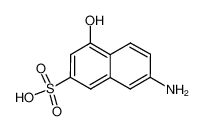 7-amino-4-hydroxy-2-naphthalenesulfonic acid 87-02-5