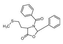 (2R,4R)-3-benzoyl-4-(2-methylsulfanylethyl)-2-phenyl-1,3-oxazolidin-5-one 649723-61-5