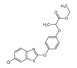 2-[4-(6-氯-2-苯并噻唑氧基)-苯氧基]丙酸乙酯