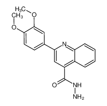 2-(3,4-Dimethoxyphenyl)quinoline-4-carbohydrazide 350997-66-9