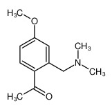 1-(2-二甲基氨基甲基-4-甲氧基苯基)-乙酮