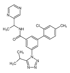 1000586-37-7 structure, C24H24ClN7O