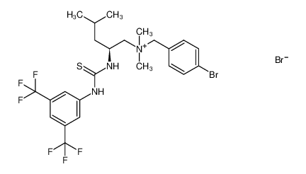 1438263-79-6 structure, C24H29Br2F6N3S