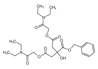 151563-79-0 2-benzyl 1,3-bis(2-(diethylamino)-2-oxoethyl) 2-hydroxypropane-1,2,3-tricarboxylate