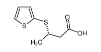 (3S)-3-thiophen-2-ylsulfanylbutanoic acid 133359-80-5