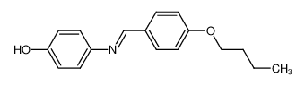 4-(4-hydroxyphenyliminomethyl)-butoxybenzene 32185-10-7