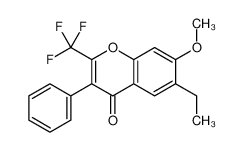 105258-08-0 structure, C19H15F3O3