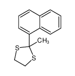 2-methyl-2-naphthalen-1-yl-1,3-dithiolane 85102-58-5