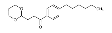 3-(1,3-二恶烷-2-基)-1-(4-己基苯基)-1-丙酮