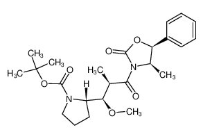 180715-99-5 spectrum, (S)-tert-butyl 2-((1R,2R)-1-methoxy-2-methyl-3-((4R,5S)-4-methyl-2-oxo-5-phenyloxazolidin-3-yl)-3-oxopropyl)pyrrolidine-1-carboxylate