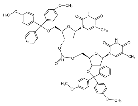 157793-51-6 3'-O-(4,4'-dimethoxytrityl)thymidin-5'-yl 5'-O-(4,4'-dimethoxytrityl)thymidin-3'-yl ethyl phosphonate