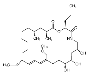 119718-85-3 structure, C33H59NO7