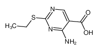 89853-87-2 spectrum, 4-amino-2-ethylsulfanylpyrimidine-5-carboxylic acid