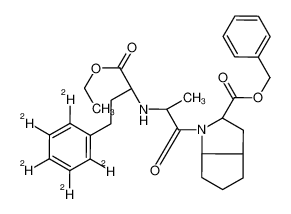 Ramipril Benzyl Ester-d5 1356929-60-6