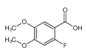 2-氟-4,5-二甲氧基苯甲酸