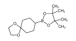 2-(1,4-dioxaspiro[4.5]decan-8-yl)-4,4,5,5-tetramethyl-1,3,2-dioxaborolane 1106871-37-7