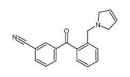 3-[2-(2,5-dihydropyrrol-1-ylmethyl)benzoyl]benzonitrile 898762-93-1