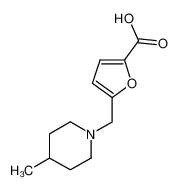 5-[(4-甲基哌啶-1-基)甲基]呋喃-2-羧酸