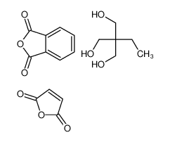 邻苯二甲酸酐与2-乙基-2-羟甲基-1,3-丙二醇和2,5-呋喃二酮的聚合物