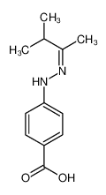 126442-84-0 4-[2-(3-methylbutan-2-ylidene)hydrazinyl]benzoic acid