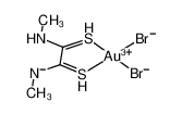 182567-95-9 structure, C4H9AuBr2N2S2