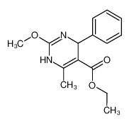 198826-89-0 spectrum, ethyl 6-methyl-2-methoxy-4-(phenyl)-1,4-dihydropyrimidine-5-carboxylate