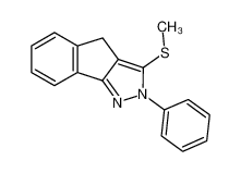 3-methylsulfanyl-2-phenyl-4H-indeno[1,2-c]pyrazole 871110-06-4