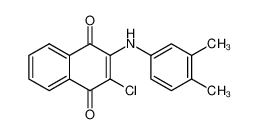 2-(3,4-dimethylphenylamino)-3-chloro-1,4-naphthoquinone 64505-78-8