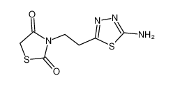 3-[2-(5-Amino-[1,3,4]thiadiazol-2-yl)-ethyl]-thiazolidine-2,4-dione 448917-02-0