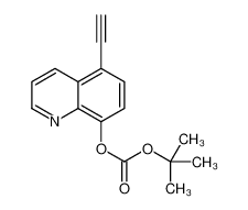 596135-26-1 tert-butyl (5-ethynylquinolin-8-yl) carbonate