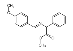 63430-99-9 methyl N-4'-methoxybenzylidenephenylglycinate