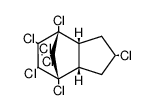 14168-01-5 structure, C10H7Cl7