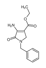 ethyl 4-amino-1-benzyl-5-oxo-2H-pyrrole-3-carboxylate 53720-95-9