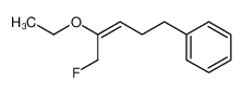 5942-73-4 Aethyl-<1-fluormethyl-4-phenyl-buten-(1)-yl>-aether