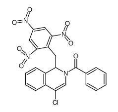 108231-23-8 N-benzoyl-4-chloro-1-(2',4',6'-trinitrobenzyl)-1,2-dihydroisoquinoline