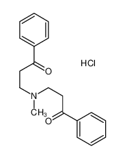 3-[methyl-(3-oxo-3-phenylpropyl)amino]-1-phenylpropan-1-one,hydrochloride 2298-49-9