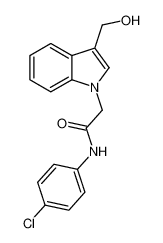 N-(4-Chlorophenyl)-2-[3-(hydroxymethyl)-1H-indol-1-yl]acetamide 693821-14-6